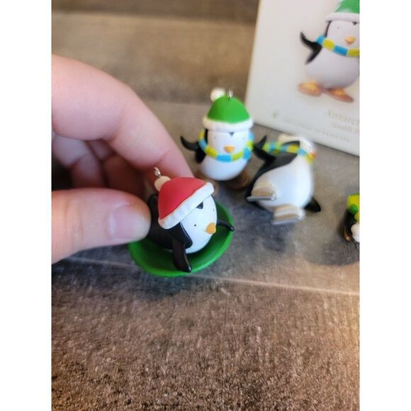 Hallmark 2008 Antarctic Antics South Pole Pals ornament Xmas Decor penguin minia - Picture 2 of 6